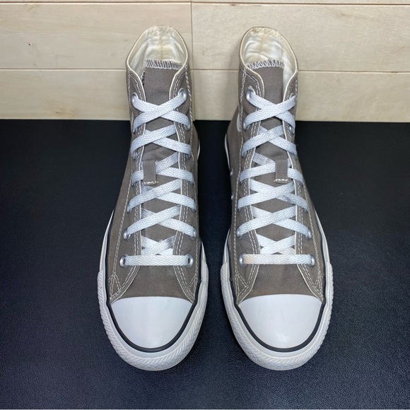 Converse Chuck Taylor High Top Grey Women's Size 7.5 Shoes Canvas Sneakers 5J793 - Picture 7 of 11